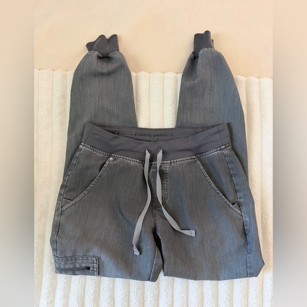 FIGS Heather Gray Technical Joggers